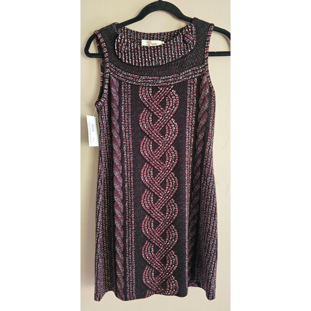 Aryeh Size Small Dress, cable knit, sleeveless, Scottish